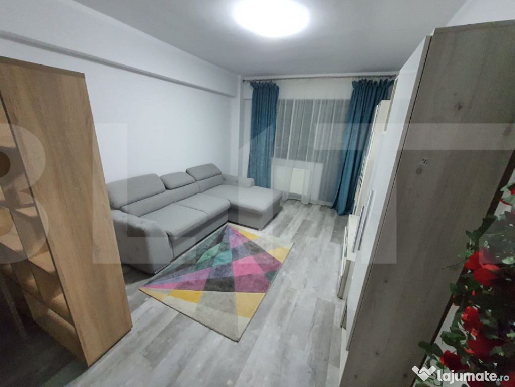 2 Camere | 50 mp + Balcon | Mobilat | Etaj 2 | Bloc Nou Ghen