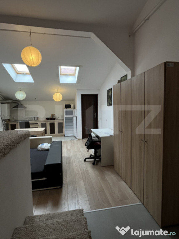 Apartament tip studio, 44 mp, parcare, zona Valea Gârbăulu