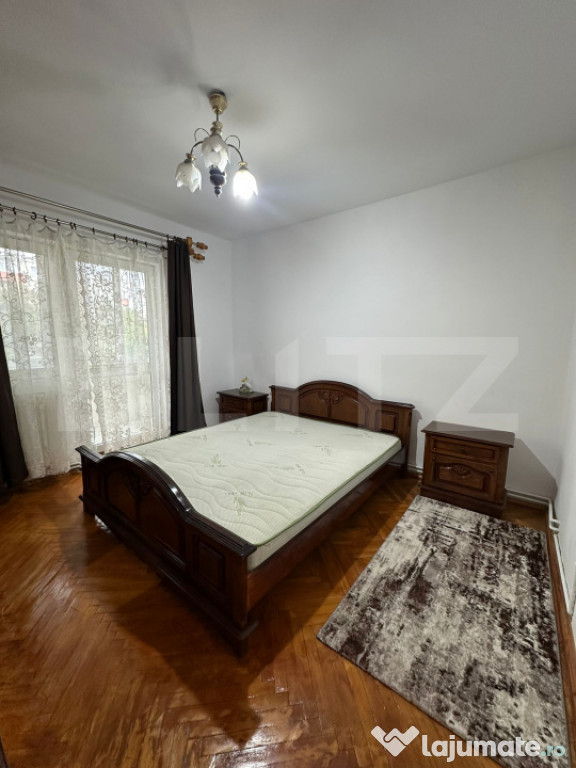 Apartament 2 camere, 52 mp, mobilat utilat, balcon, zonă ex