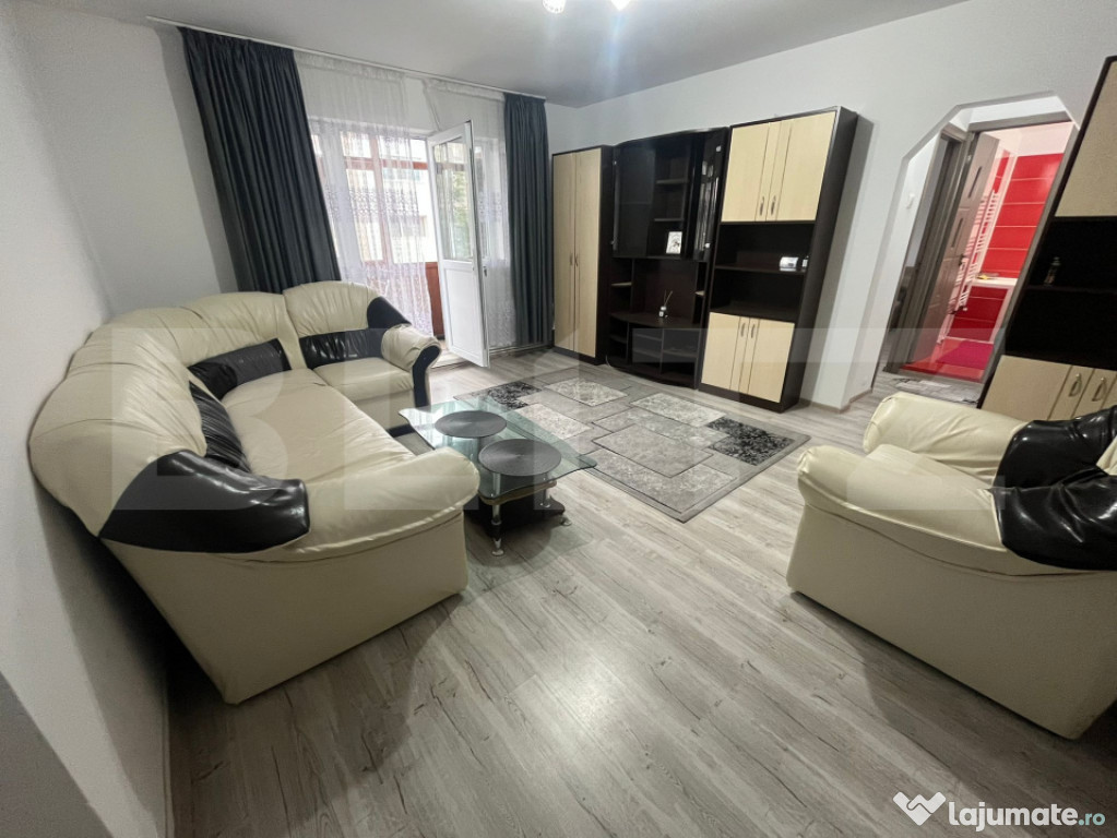 Apartament 2 camere, 52 mp utili, mobilat modern, loc parcar