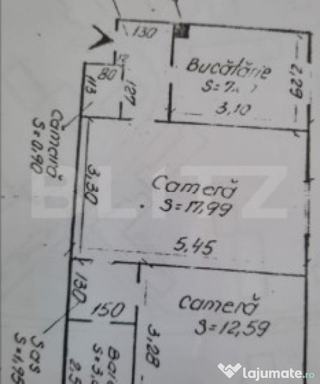 Apartament 2 camere, 47 mp, zona Micro 1, preluare de chiria