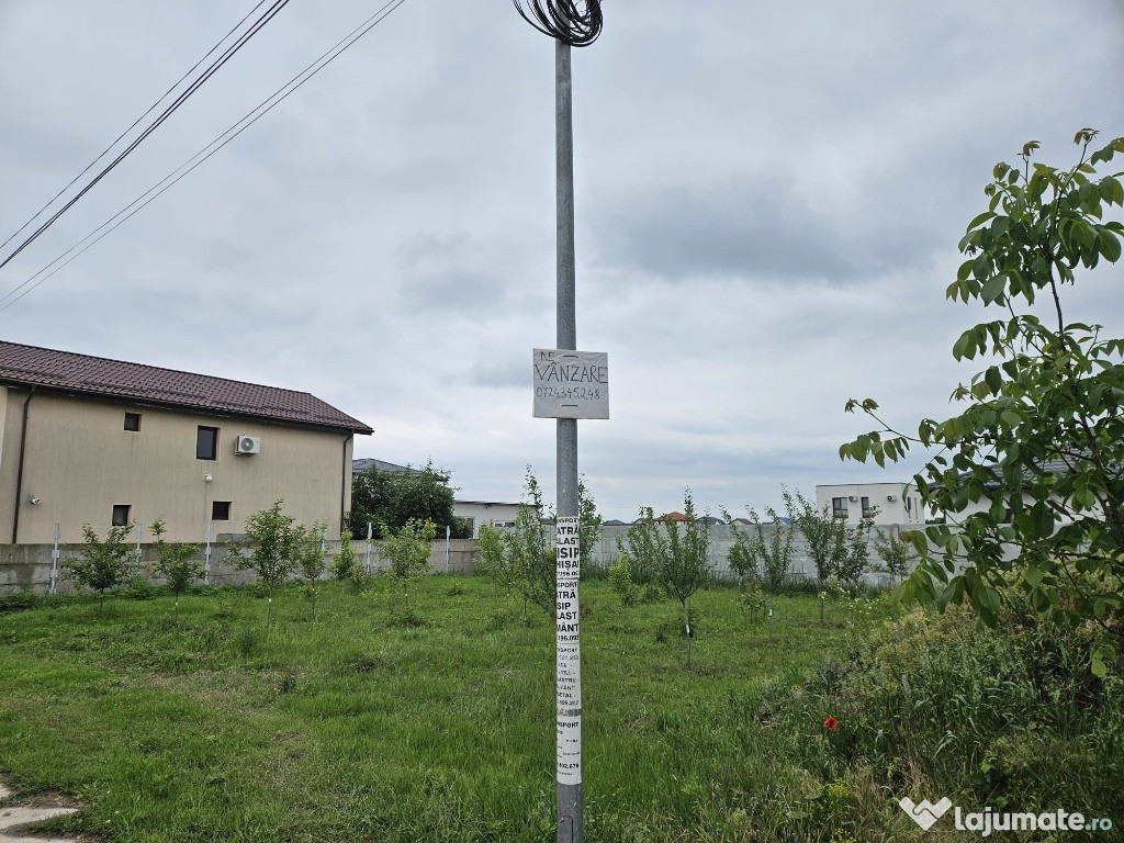 Vand teren intravilan , construibil, utilitati, Ilfov, comuna Berceni