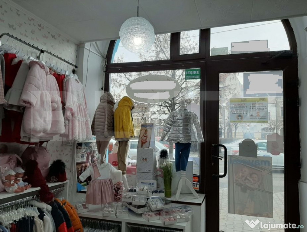 Spatiu comercial, 40 mp, vitrina la strada, zona centrala