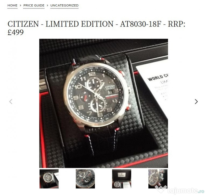 Citizen Eco-Drive Limited Edition (1.416 / 2.500) Radio-Controlled Chr