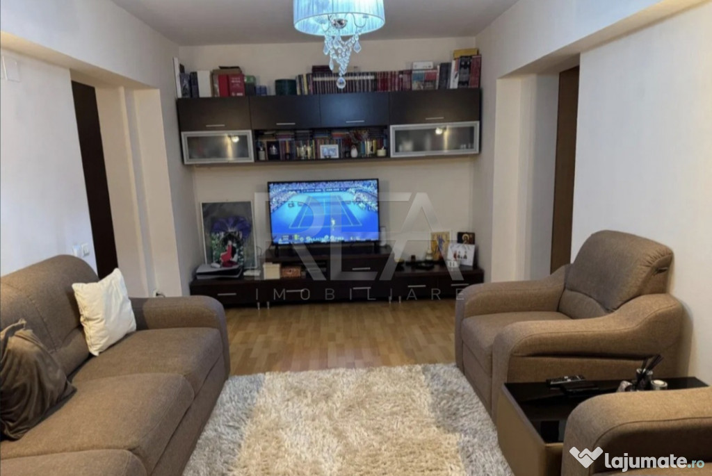 Apartament 3 camere 5/8, renovat, zona Apusului.