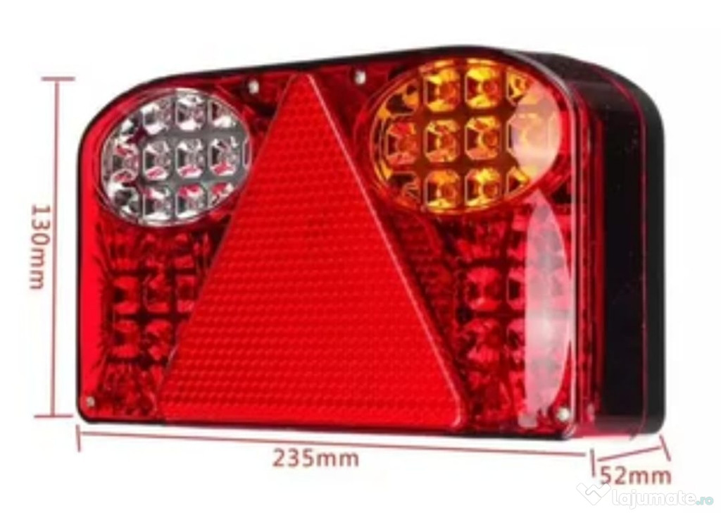 Set 2 Lampi stopuri remorca platforma   LED
