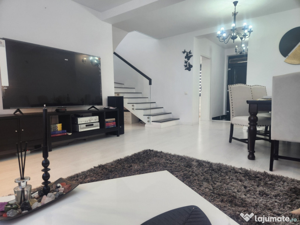 Domnești, Vila duplex, mobilată și utilată, 4 camere, 13