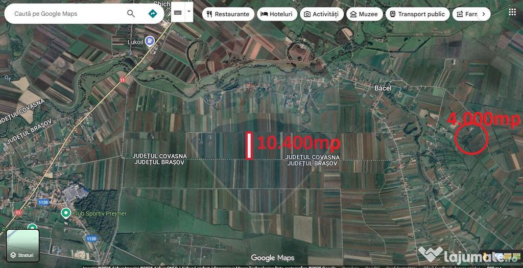 Comision 0 %! Teren extravilan 14,400 mp Bacel, Chichiș