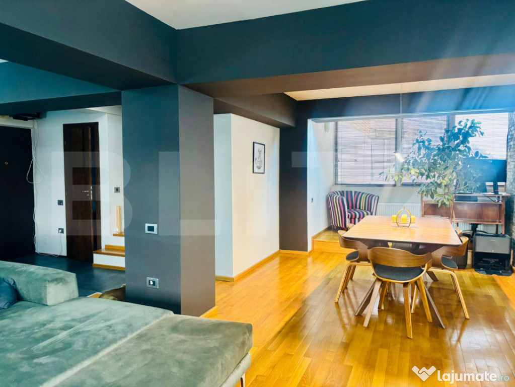 Apartament doua niveluri, 139 mp si terasă, 4 camere, Dorob