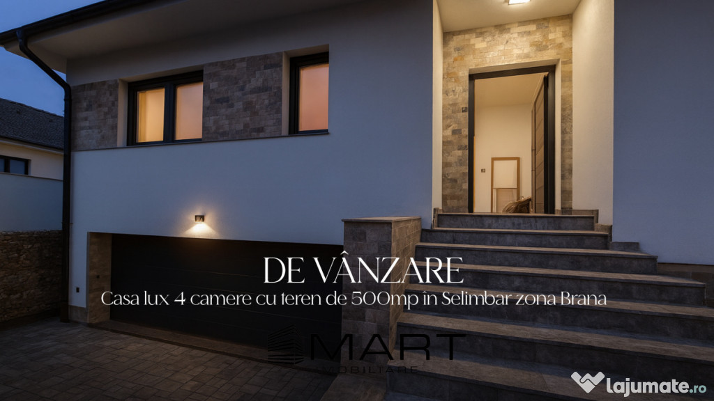 Casa Individuala 4 camere + 500mp teren in Selimbar
