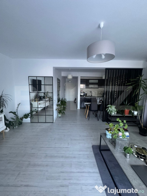 Apartament 2 camere, 60mp, geam la baie, bloc nou, zona VIVO