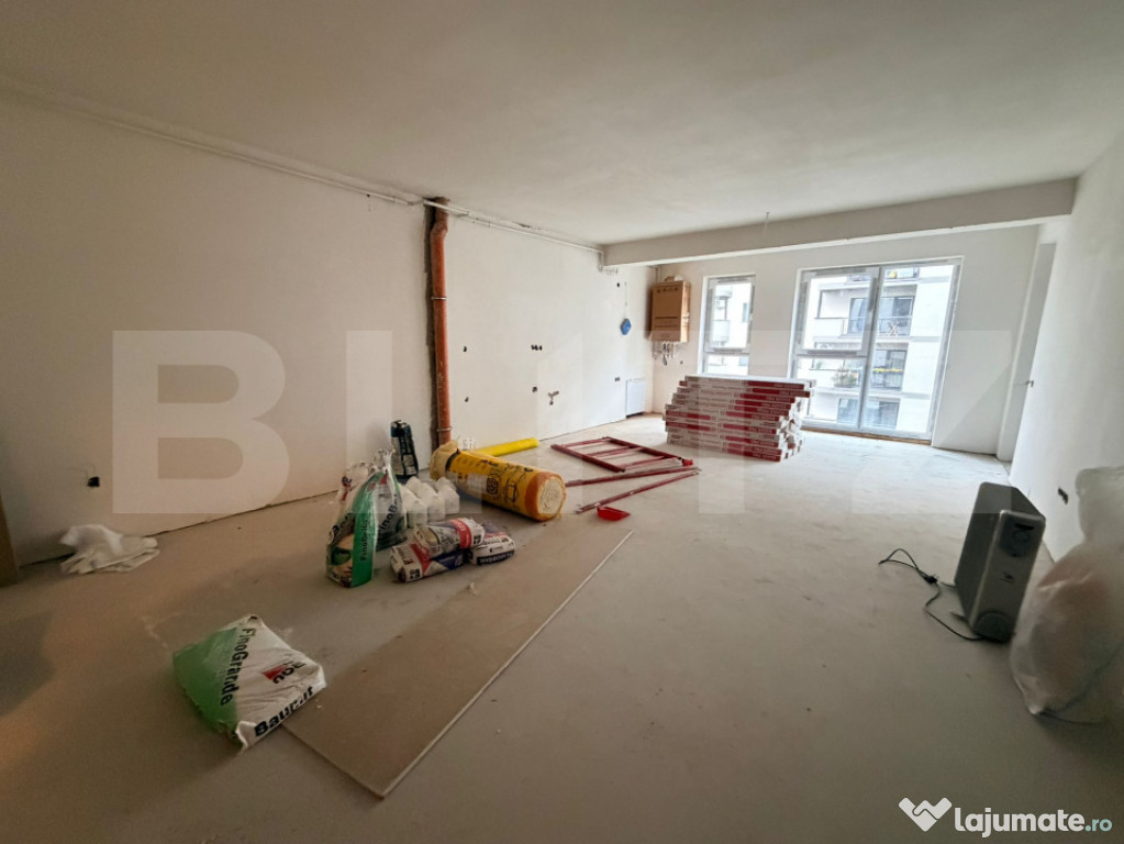 Apartament 2 camere, semifinisat, etaj intermediar, CF, Sopo