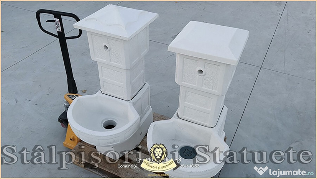 Cișmea apă curentă, gri natural, model C1.