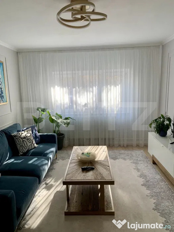 Apartament modern cu 3 camere, etaj intermediar, Obcini