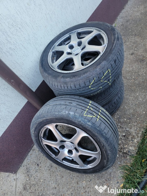 Jante aluminiu echipate cu cauciucuri de vară