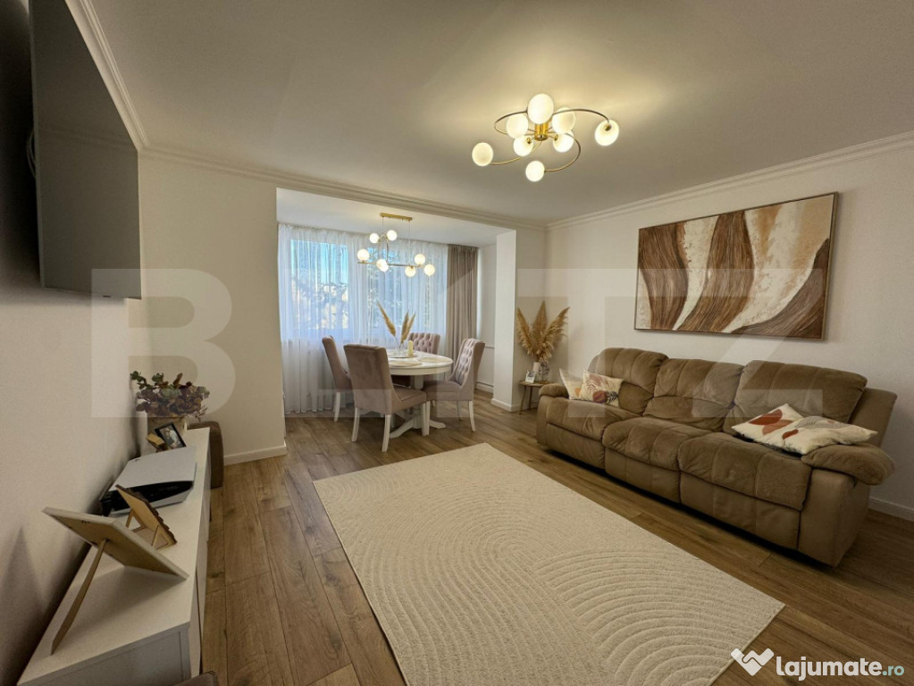 Apartament cu 3 camere decomandat, 70 mp, zona Decebal