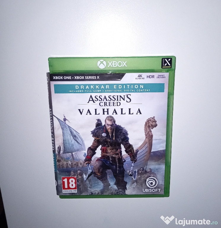 Assassin’s Creed Valhalla sub formă de cd pentru xbox one