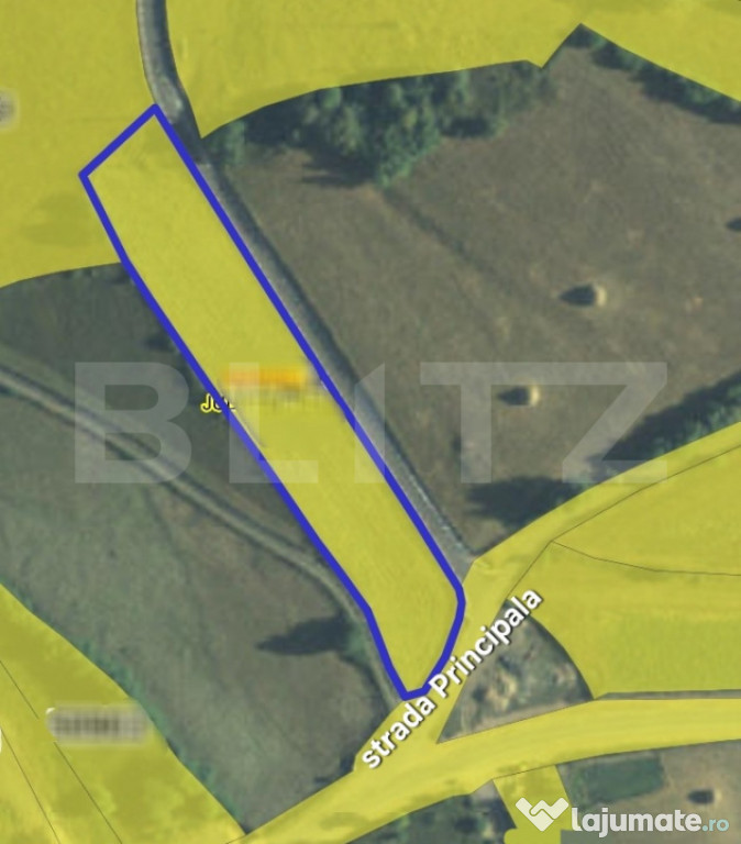 Teren parcelabil, front la strada, 2965mp, utilitati in zona