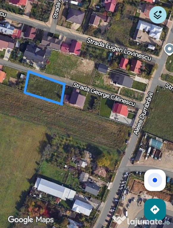 Teren intravilan Burdujeni Aleea Dumbrăvii