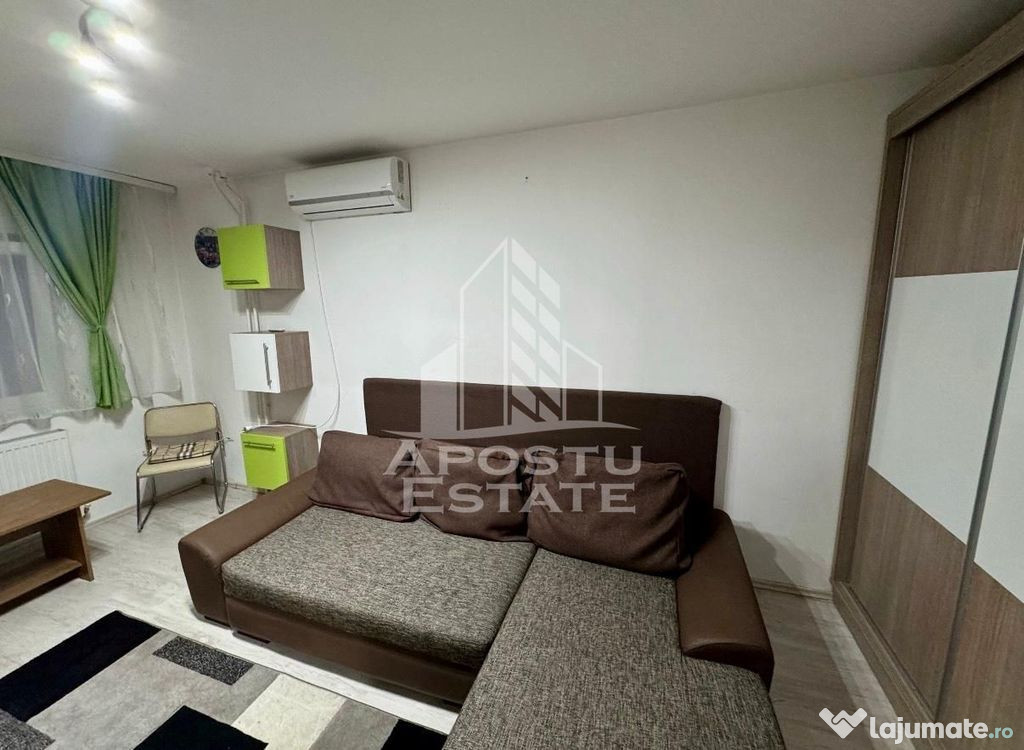 Apartament cu 1 camera, centrala porprie, zona Girocului