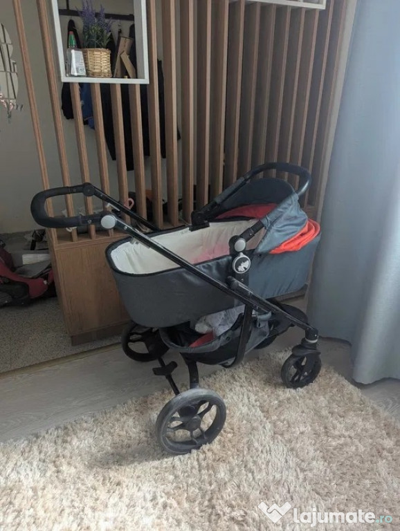 Vand carut nou nascut bebe cu landou si parte sport