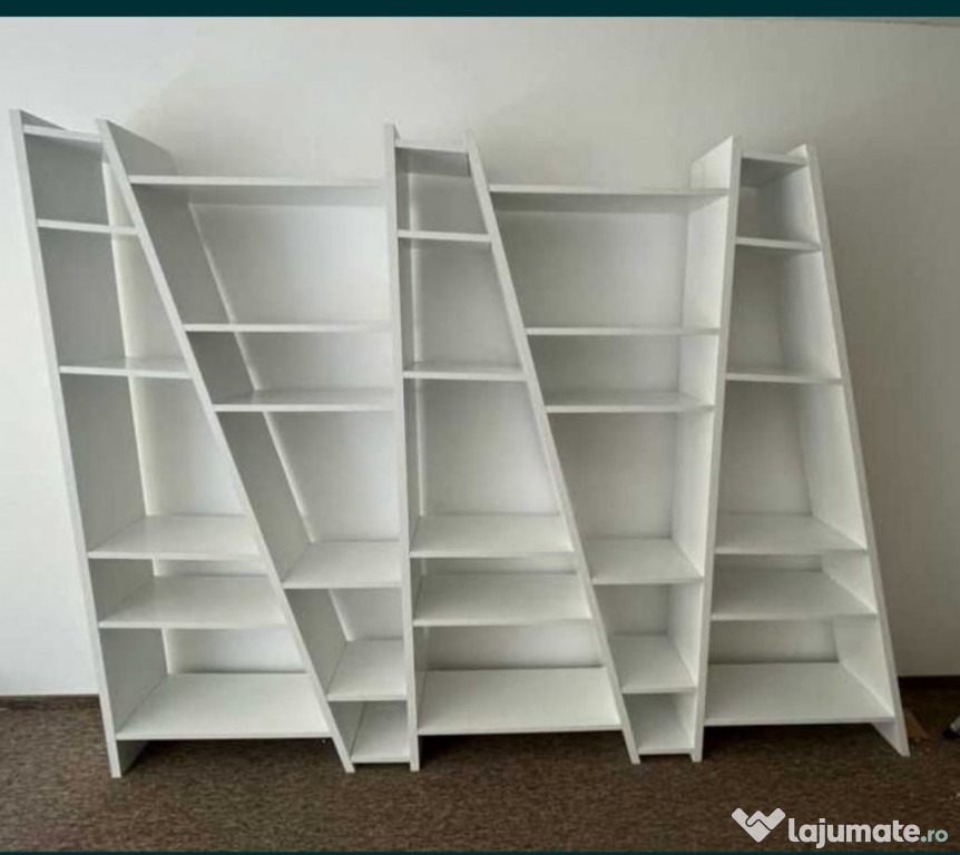 Mobila living / perete despartitor Delta five white de la Vivre