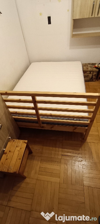 Cadru pat tarva+saltea valevag