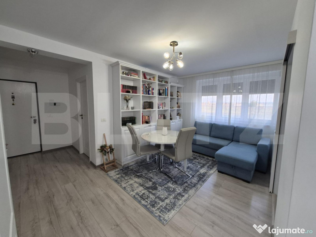 Apartament mobilat utilat lux etaj intermediar Nufarul