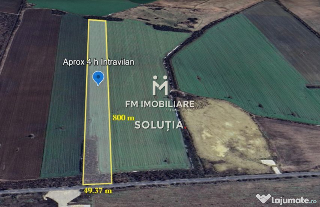 Teren intravilan – Crevedia – 62 de parcele – Acces...