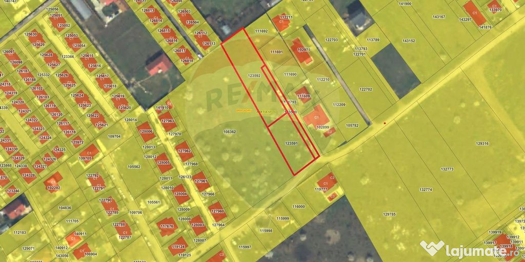 Teren intravilan 2944 mp Rubinului/Bragadiru