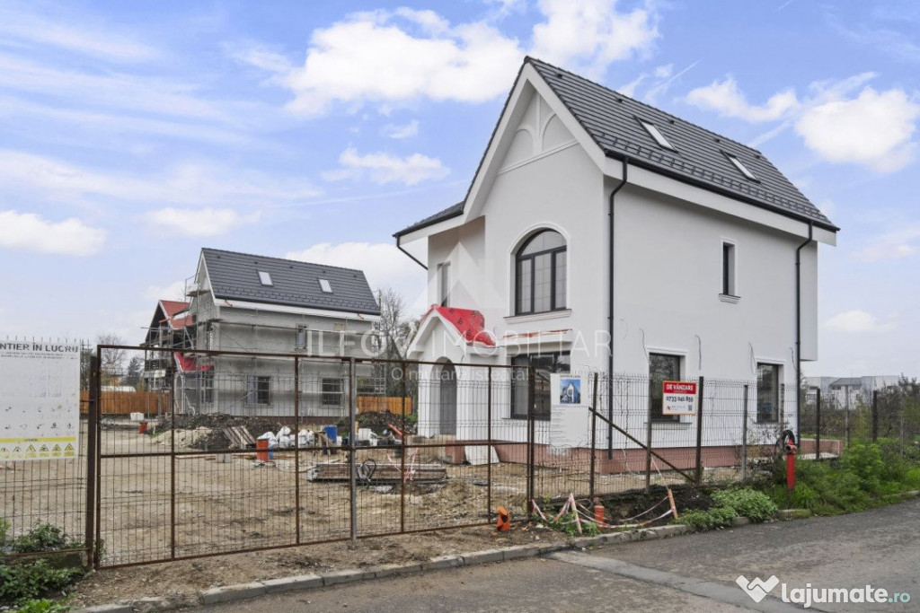 Casa single Otopeni 248.45mp, lot 464mp, influente neoromane