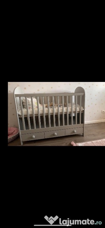 Vând pătuț și scaun-masă bebe