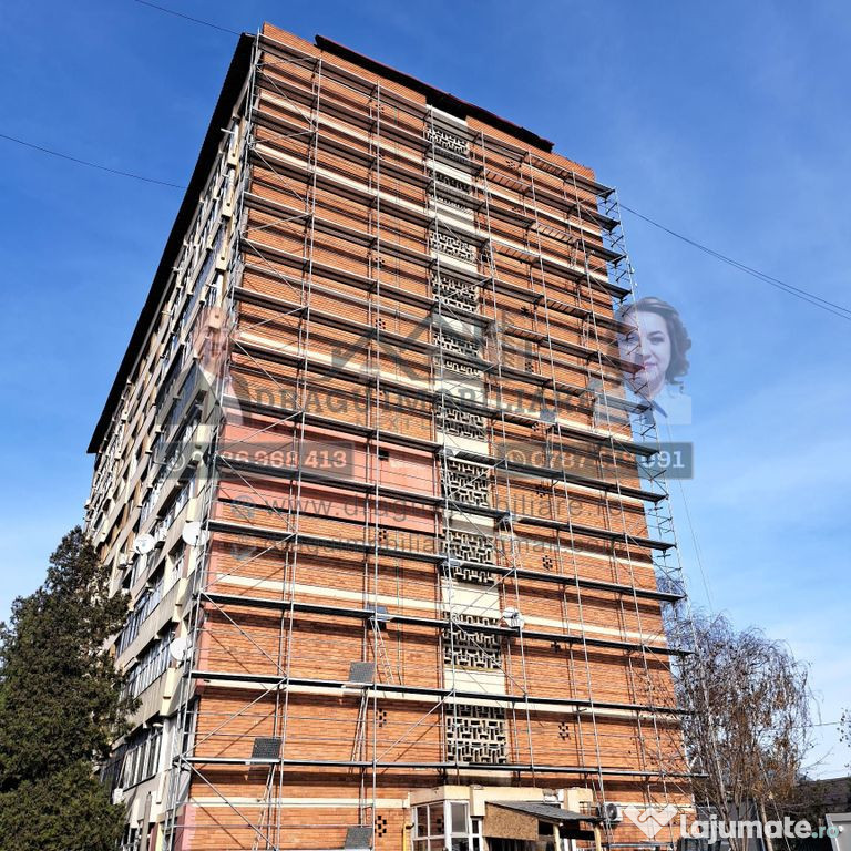 Apartament 3 camere/ Etajul 2 Bloc Turn/Bloc in reabilita...