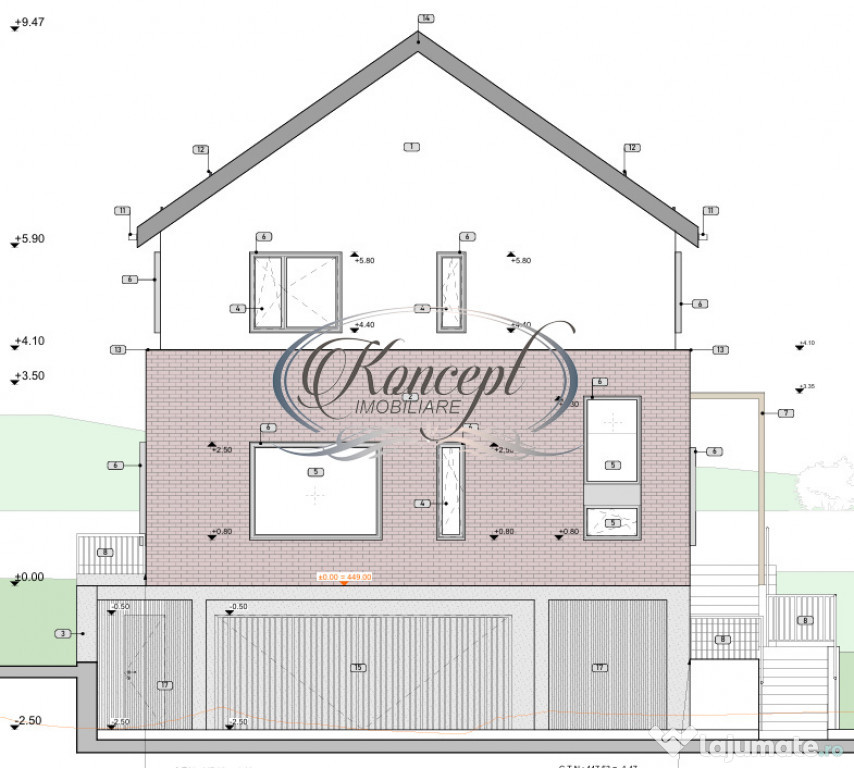 Teren autorizat cu proiect premium pentru casa individuala i