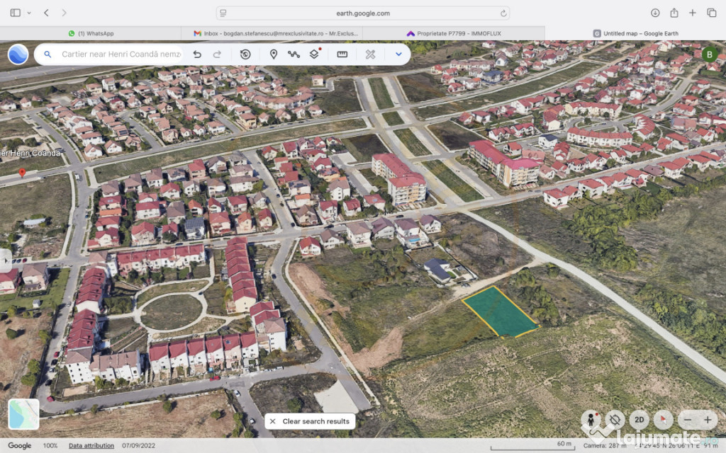 Teren in cartierul Henri Coandă