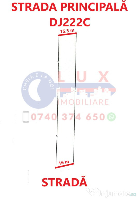 ID 7492 Teren intravilan - DJ222C - MURIGHIOL - DELTA DUNĂRII