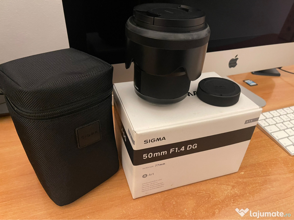 Sigma 50mm F1.4 DG HSM Art - Nikon F (pachet complet)