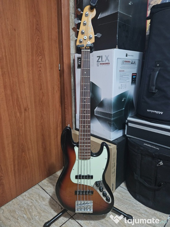 Fender jazz bass 5 corzi pasiv/activ