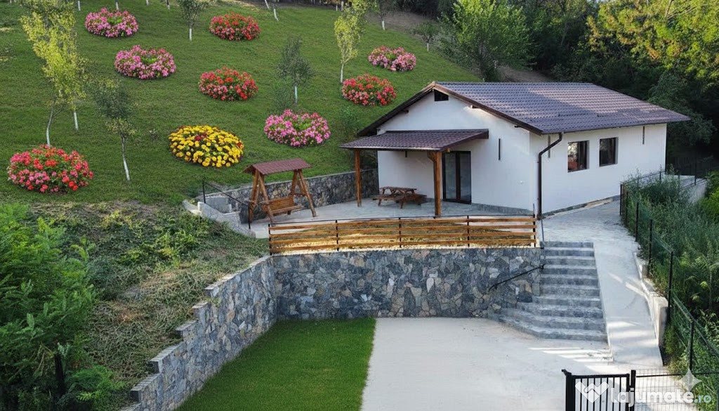 Casă nouă 108 mp cu teren 1.890 mp, zonă liniștită –