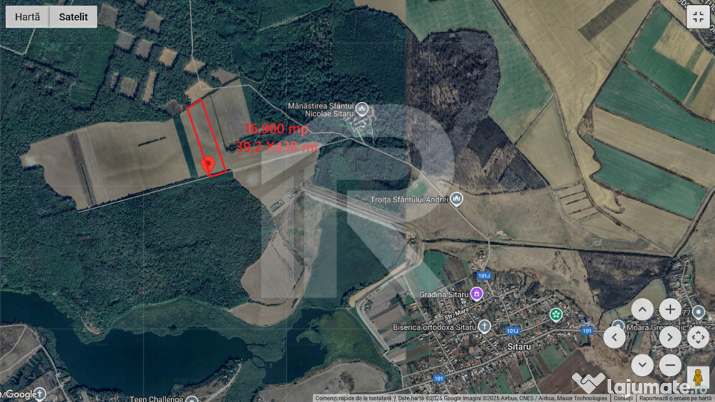 Teren langa Manastirea Sfantul Nicolae Sitaru