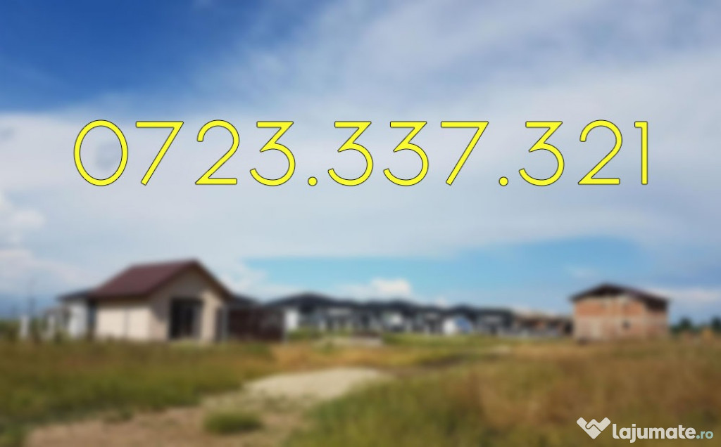 Teren intravilan Ciorogarla, 500 mp, deschidere 20 ml