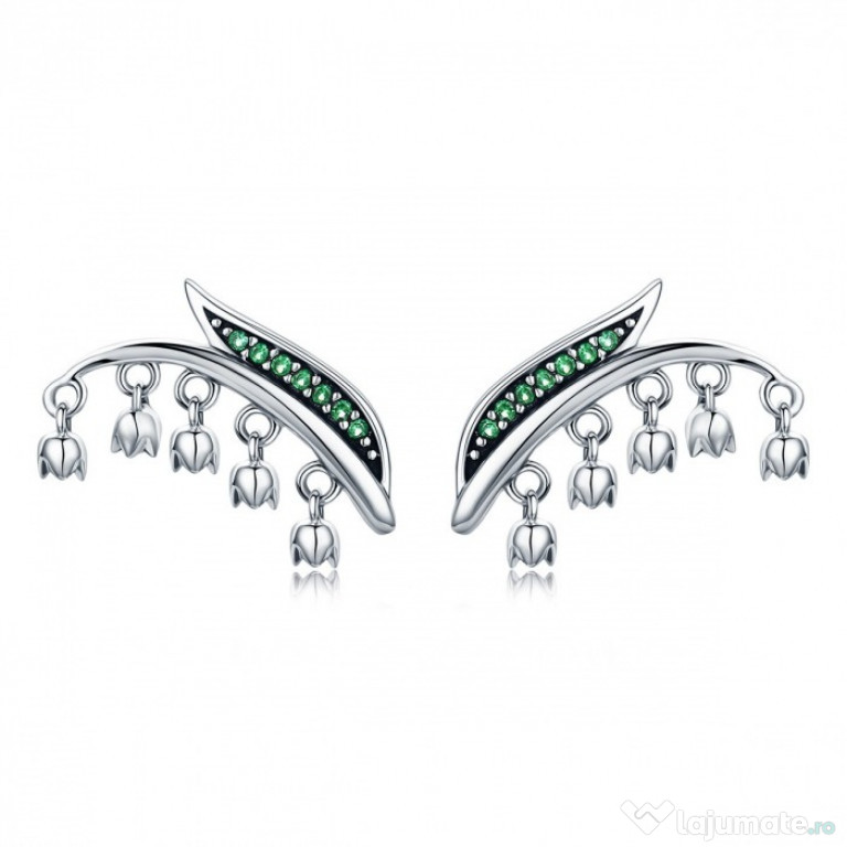 Cercei argint lacramioara