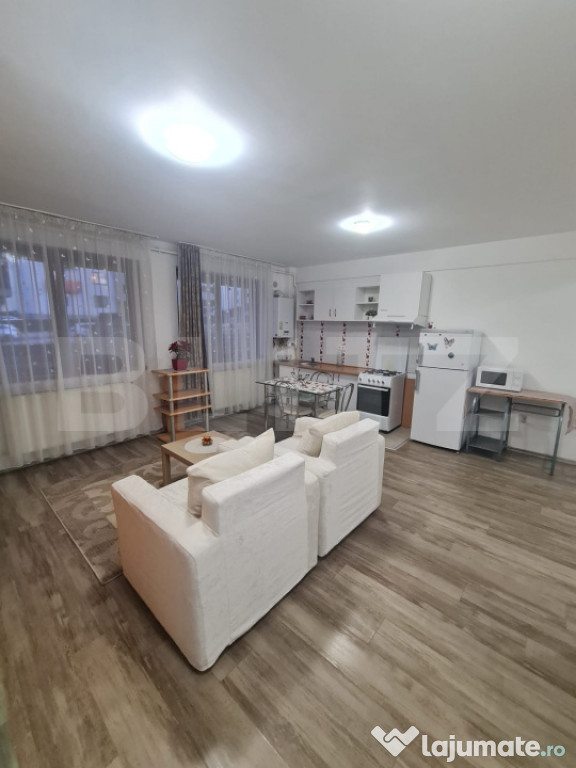 Apartament semidecomandat, parter inalt, zona parcului Polig