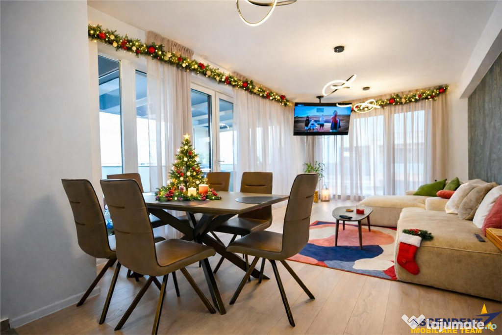 FILMTur 3D!Premium Penthouse, echipat,parcare subterana,50 m