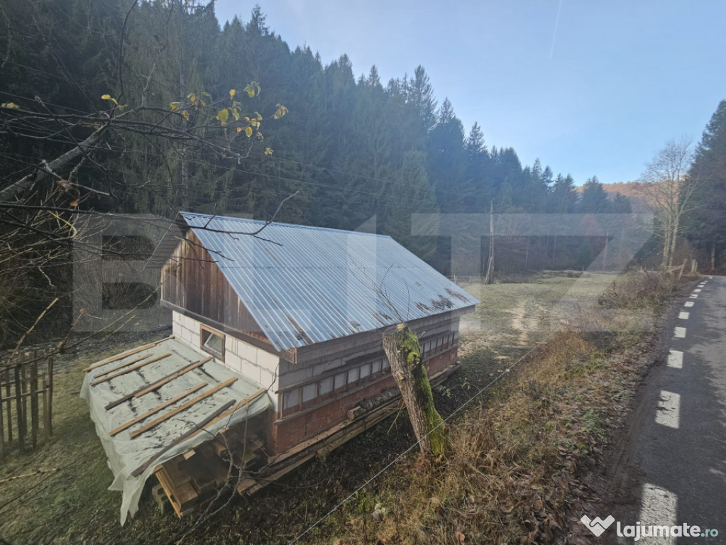 Teren intravilan 2000 mp, zonǎ montanǎ, Vâltori, Vadu Mot