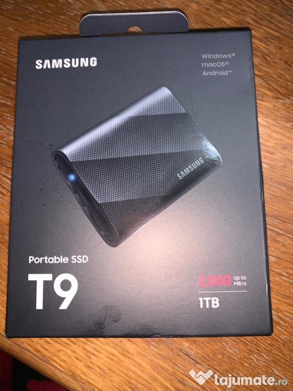 SSD portabil Samsung T9 de 1TB