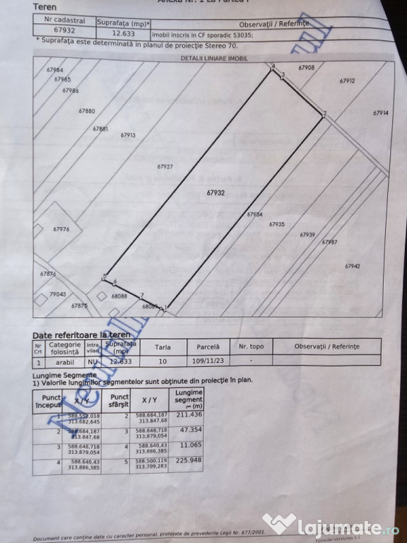 Proprietar,Vând teren,Lotizat!