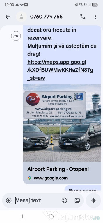 Șofer Cat. B – 4.500 lei/lună – Transfer Aeroport Otopeni