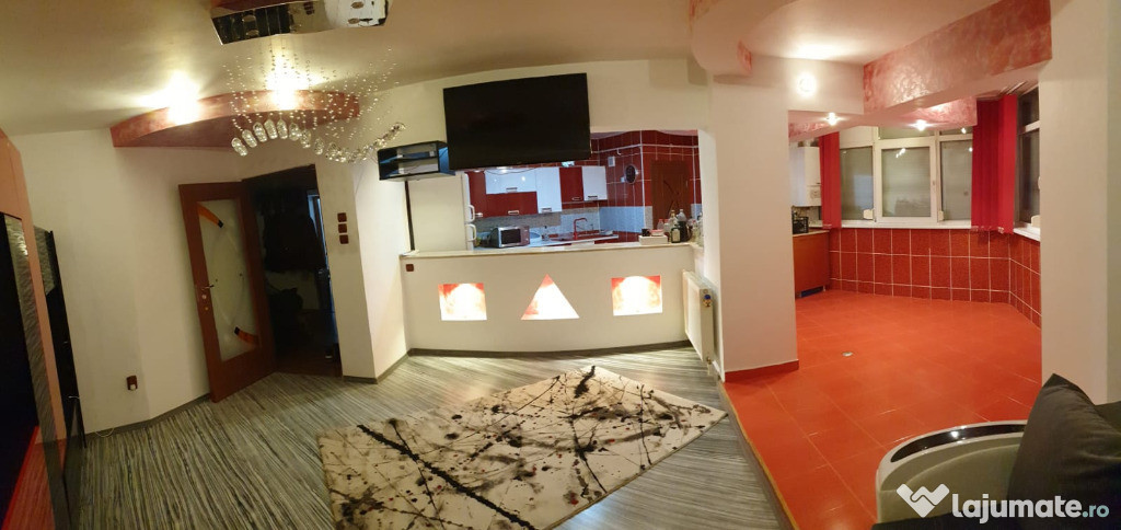 Vedere Dunare-Inchiriere apartament 3 camere LUX Mobilat+electocasnice