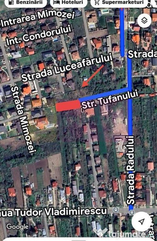 Teren 1000 mp Domnesti